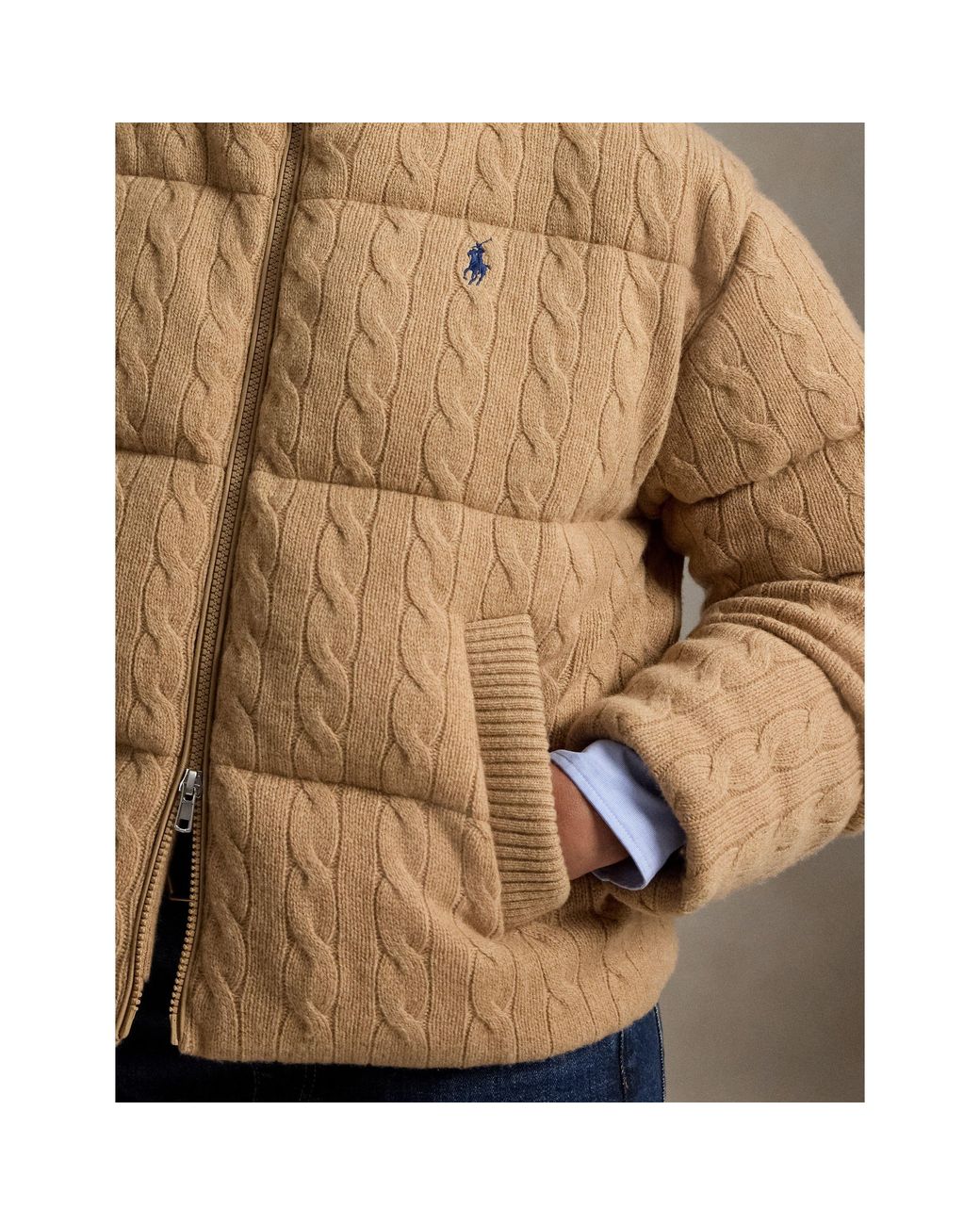 Polo Ralph Lauren Natural Insulated Short Puffer Jacket