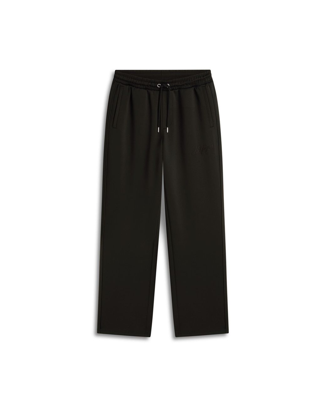 Tommy Hilfiger Black Open Hem Fleece Joggers for men