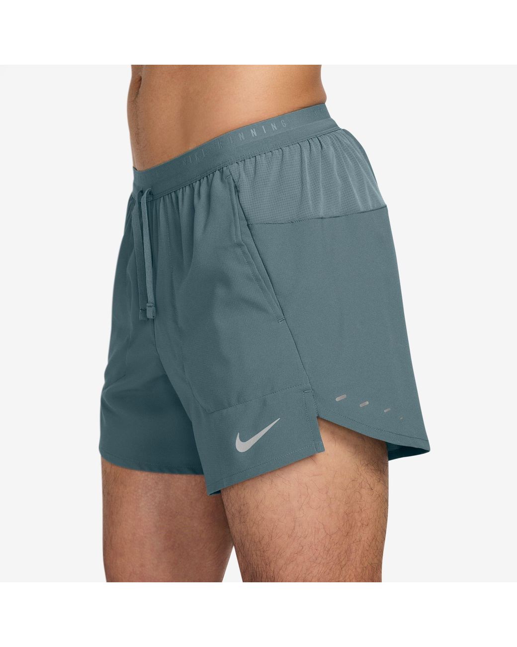 Nike Blue Stride 5In Performance Shorts for men