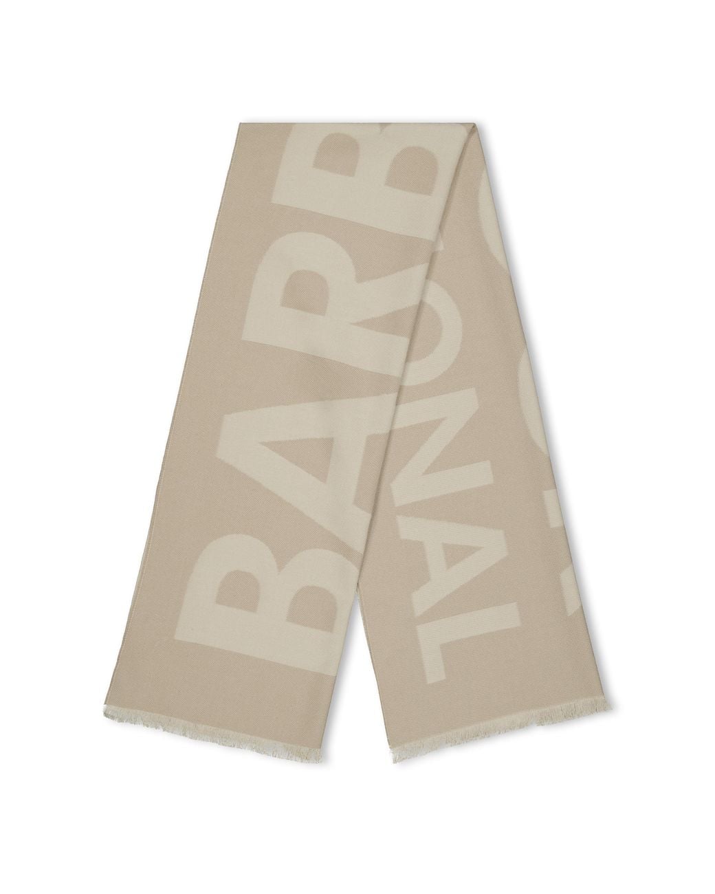 Barbour Green Milla Logo Wrap Scarf