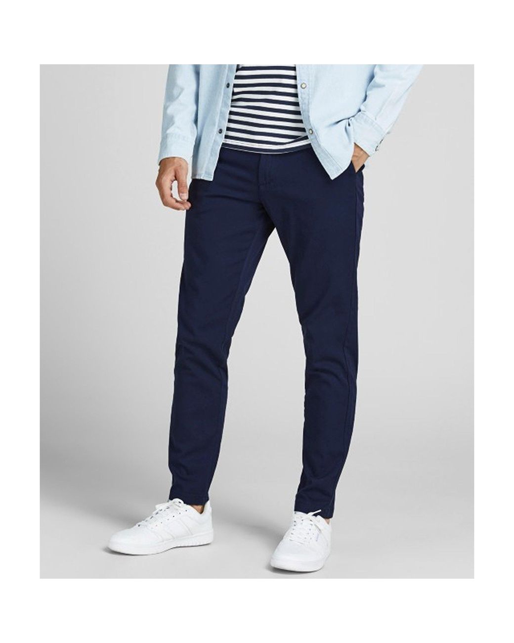 Jack & Jones Blue Jack+ Dave Chino Trouser Plus Size for men