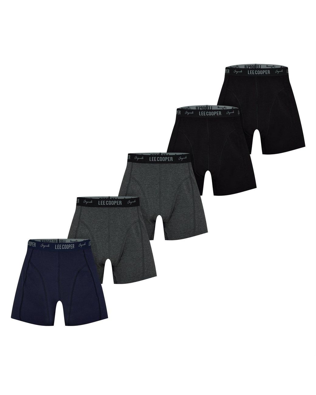 Lee Cooper Multicolor Essential Boxer Trunk 5-Pack for men