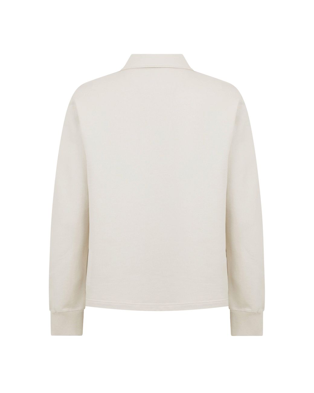 Belstaff White Curator Long Sleeve Polo Shirt for men