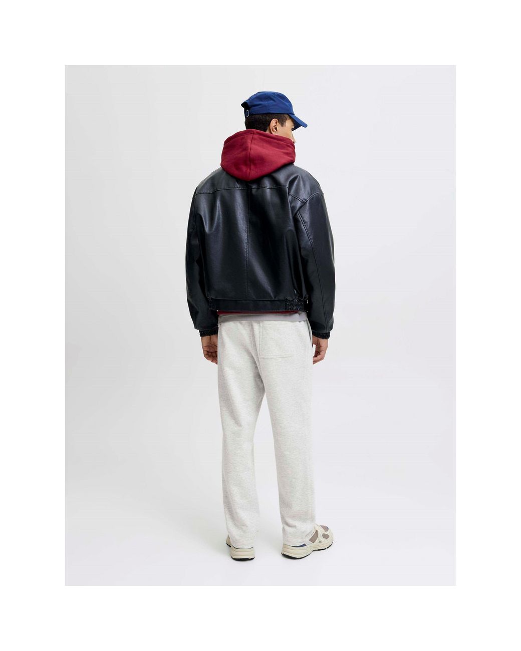 Jack & Jones White Norrebro Straight Leg Joggers for men