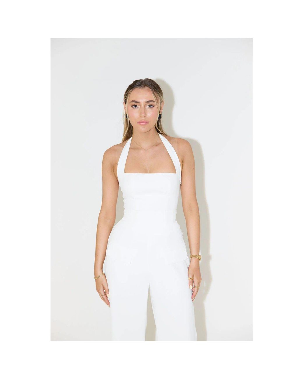 Odd Muse White Ultimate Muse Halter Top