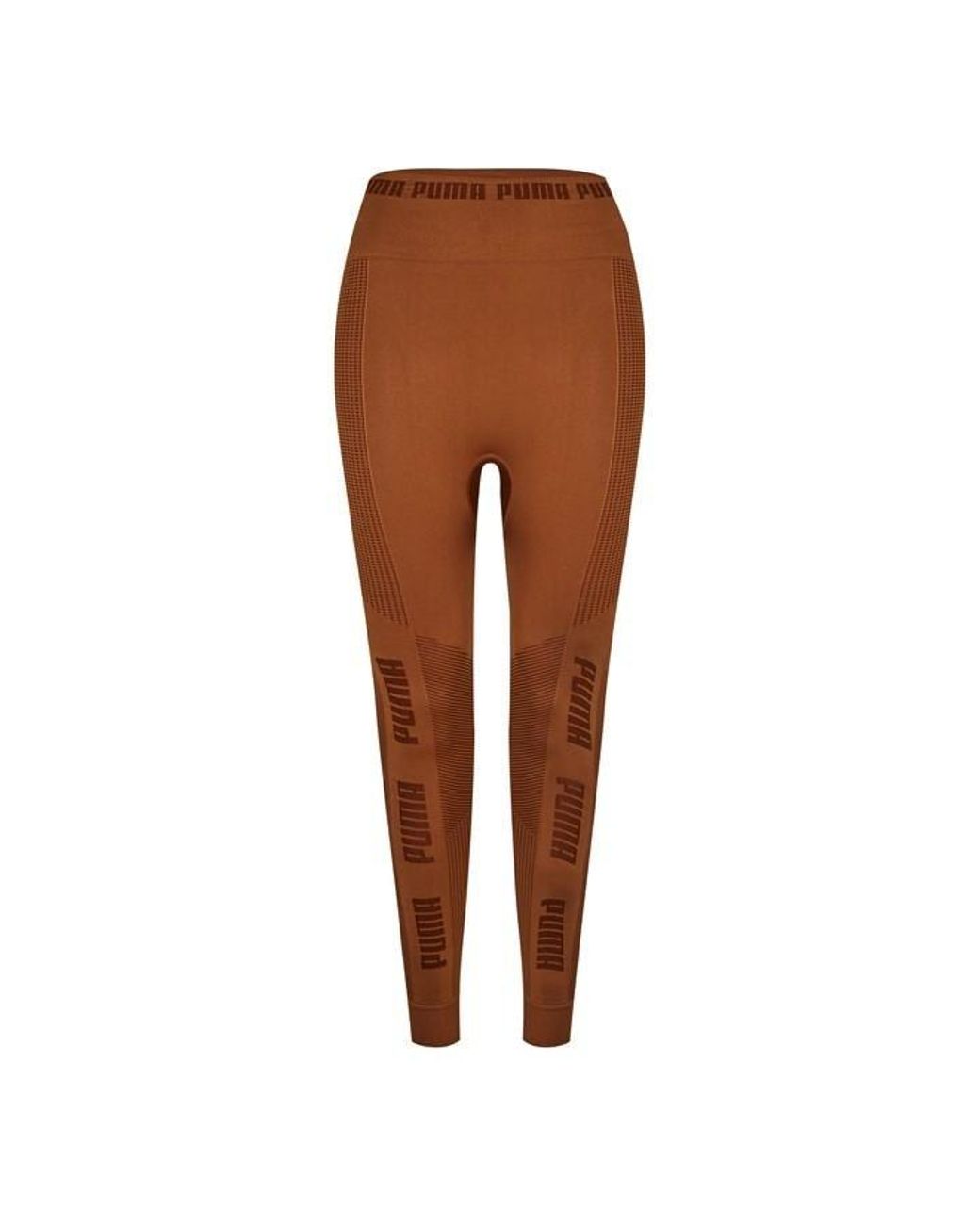 PUMA Evoknit Seamless leggings in Brown