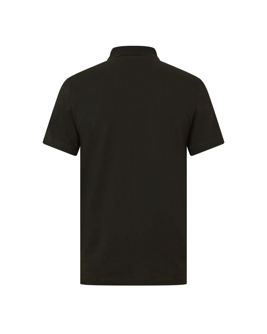 Lacoste Black Regular Fit Short Sleeve Polo Shirt for men