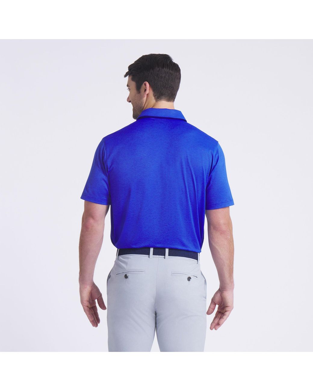PUMA Blue Icon Heather Polo 2.0