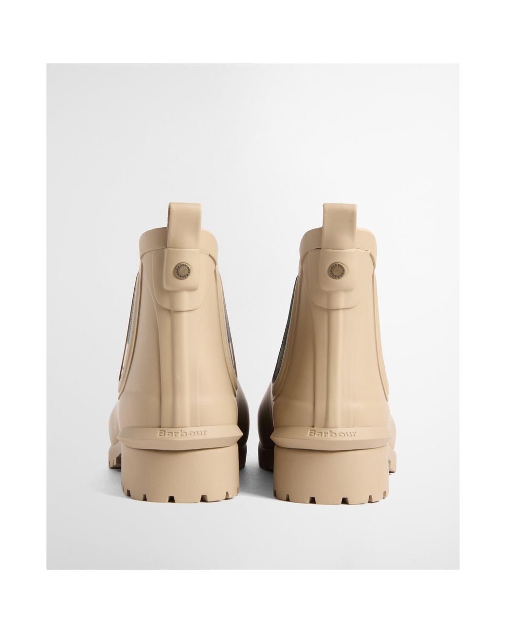 Barbour Natural Wilton Chelsea Wellington Boots