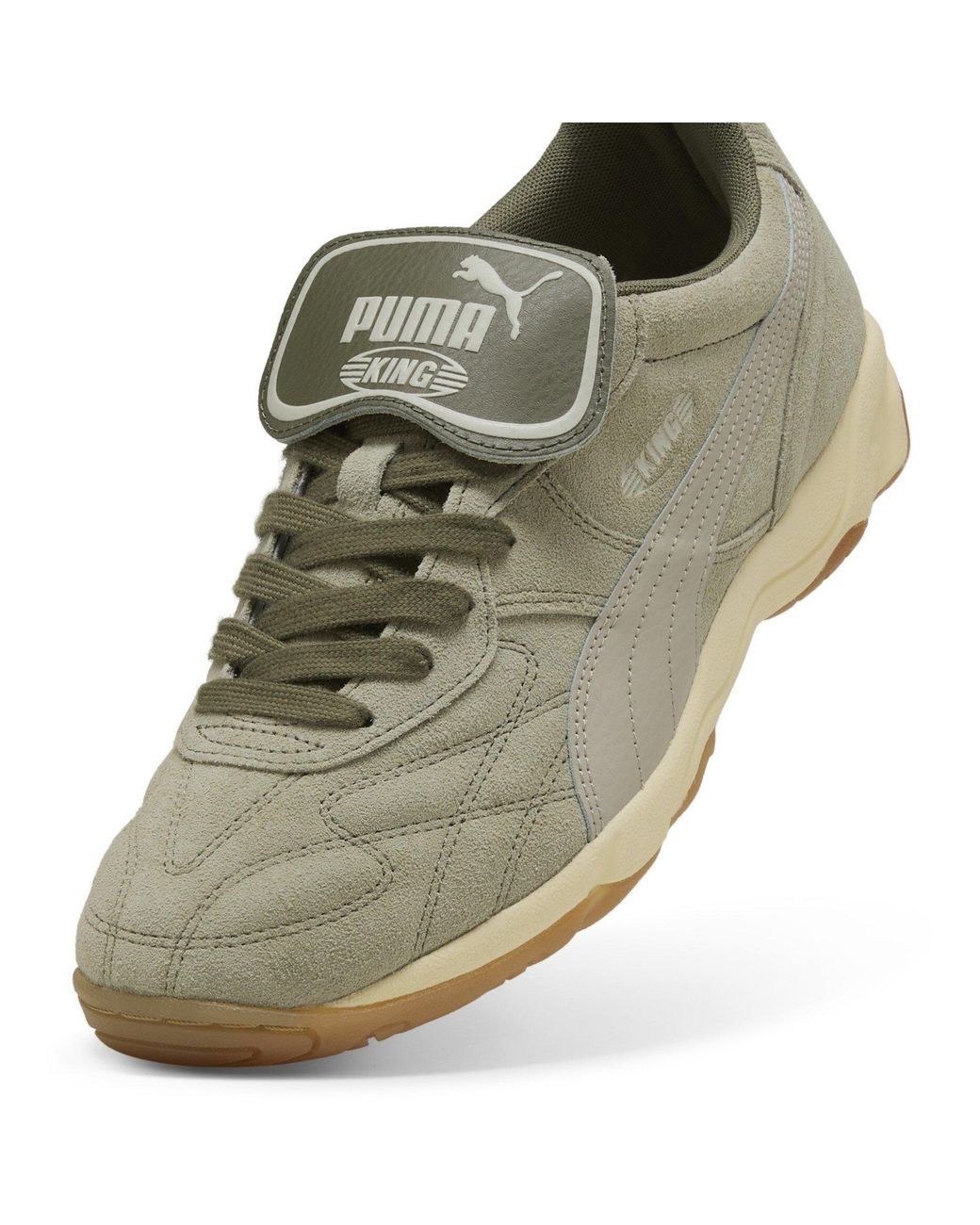 PUMA Green King Indoor Suede Low Top Trainers for men