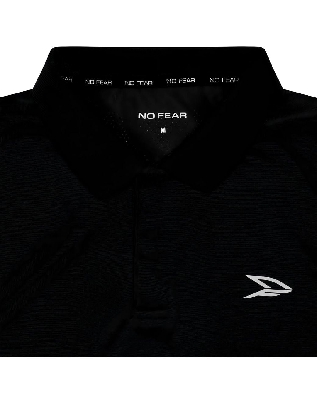 No Fear Black Tech Polo for men