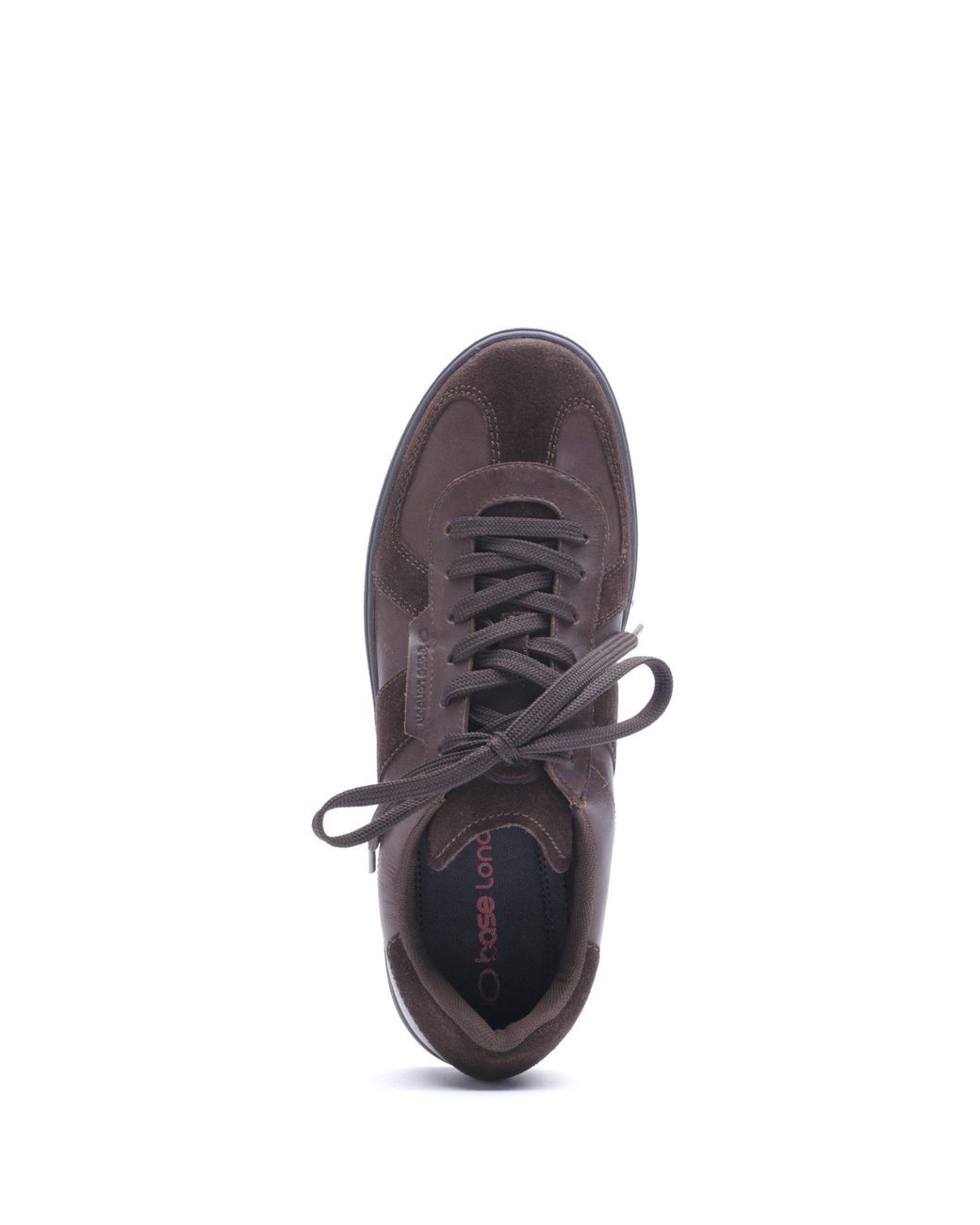 Base London Purple Tommo Leather Lace-Up Trainers for men