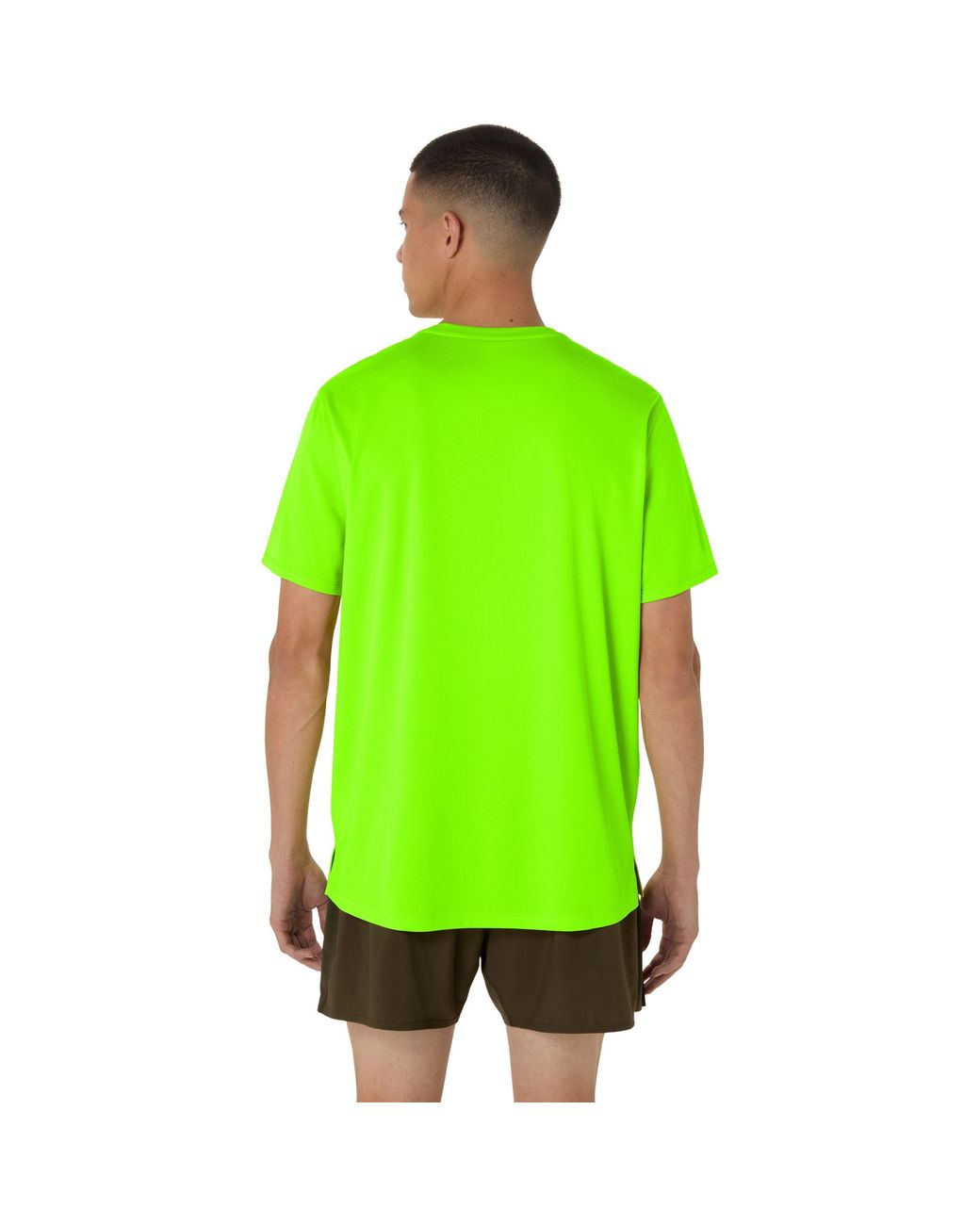 Asics Green Core Ss Top Running for men
