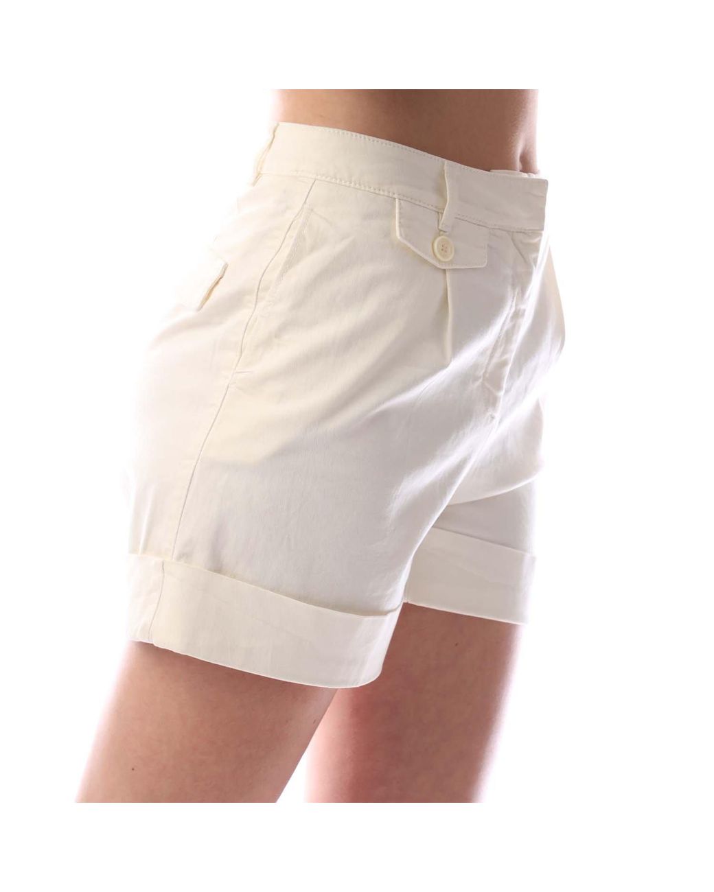 Boss Natural Tasandriad High-Waisted Relaxed Fit Denim Shorts