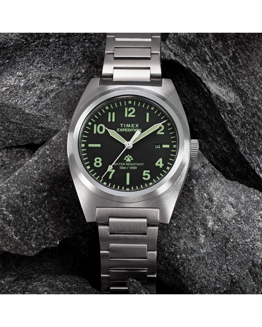 Timex Metallic Expedition Analogue Quartz Watch for men