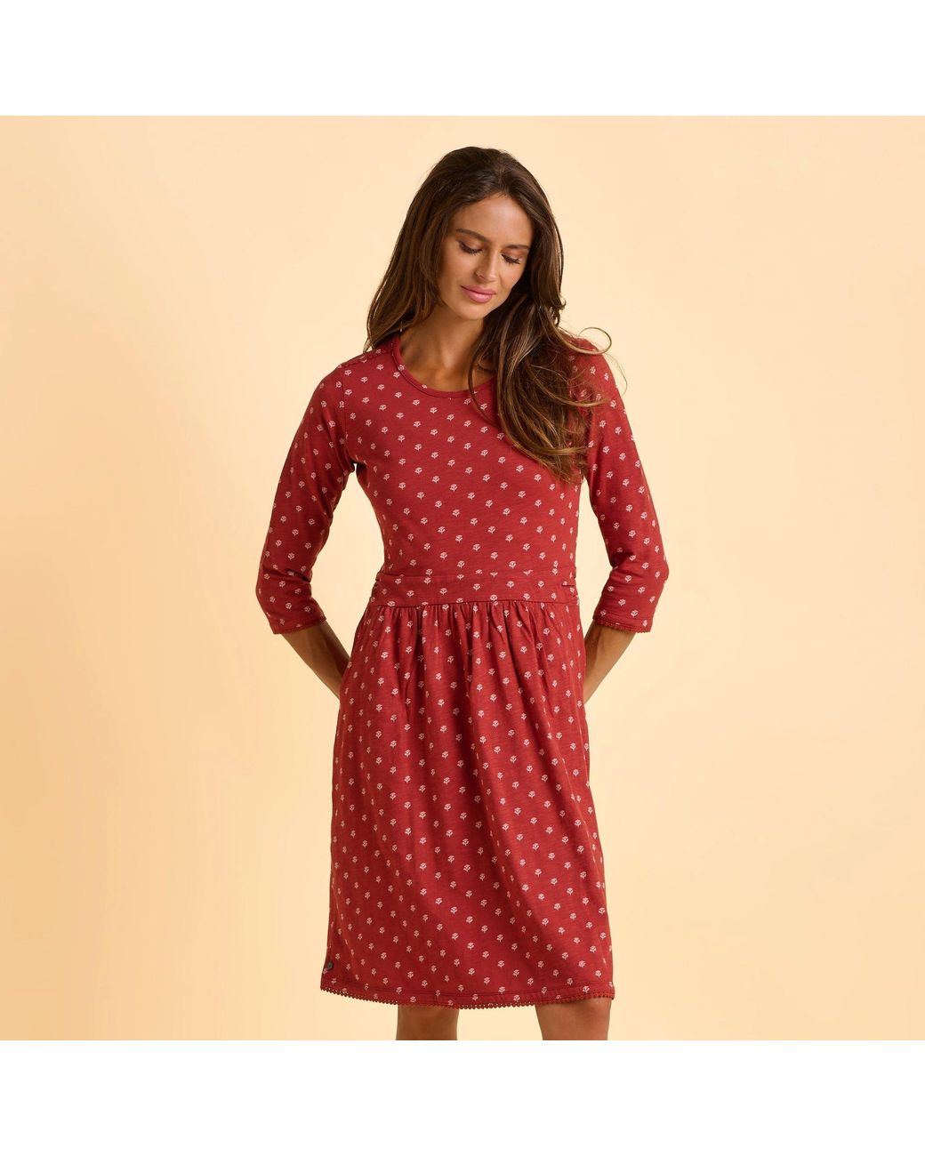 Brakeburn Freya Dress in Red | Lyst UK