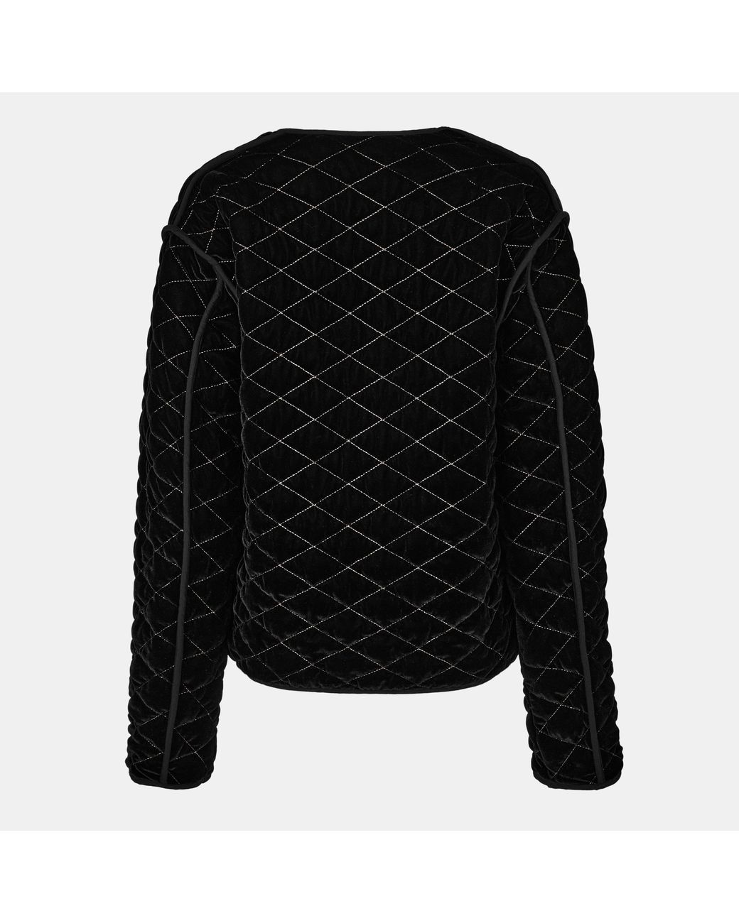 Biba Black Vel Sparkle Quilted Jacket