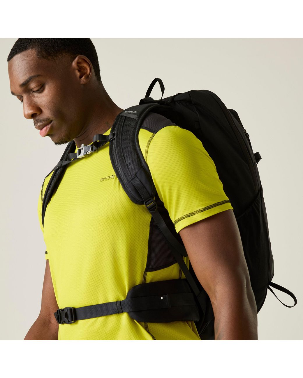 Regatta Yellow Virda Lightweight T-Shirt for men