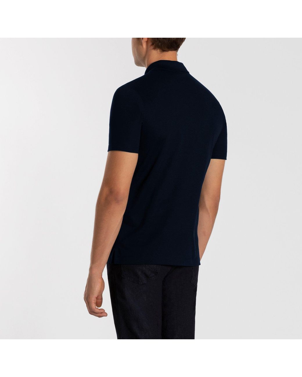 Paul & Shark Blue Logo Polo Shirt for men