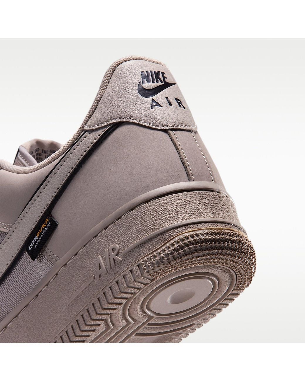Nike Gray Air Force 1 07 Shoes for men