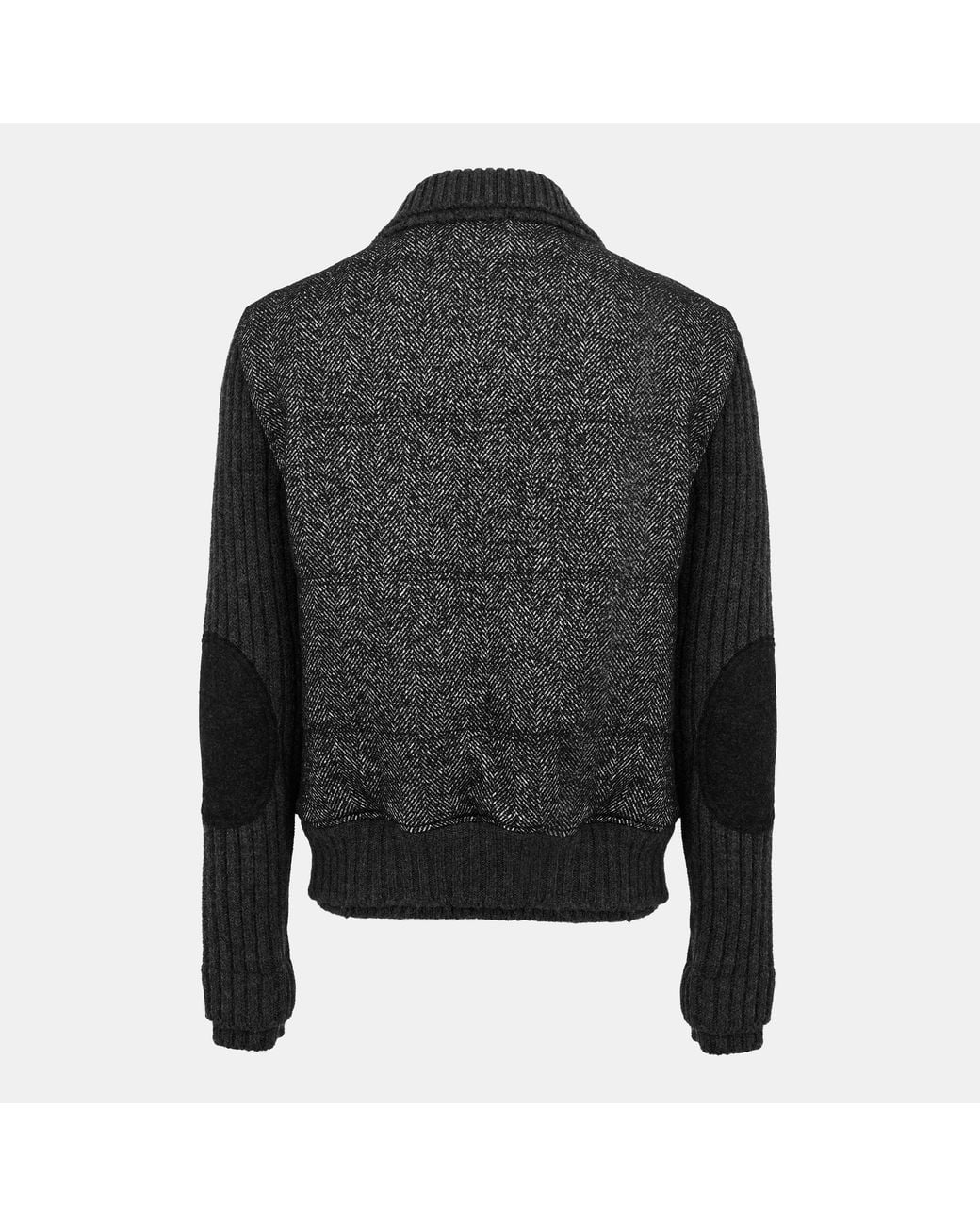 Dolce & Gabbana Black Tone Hardware Structured Quilted Jacket for men