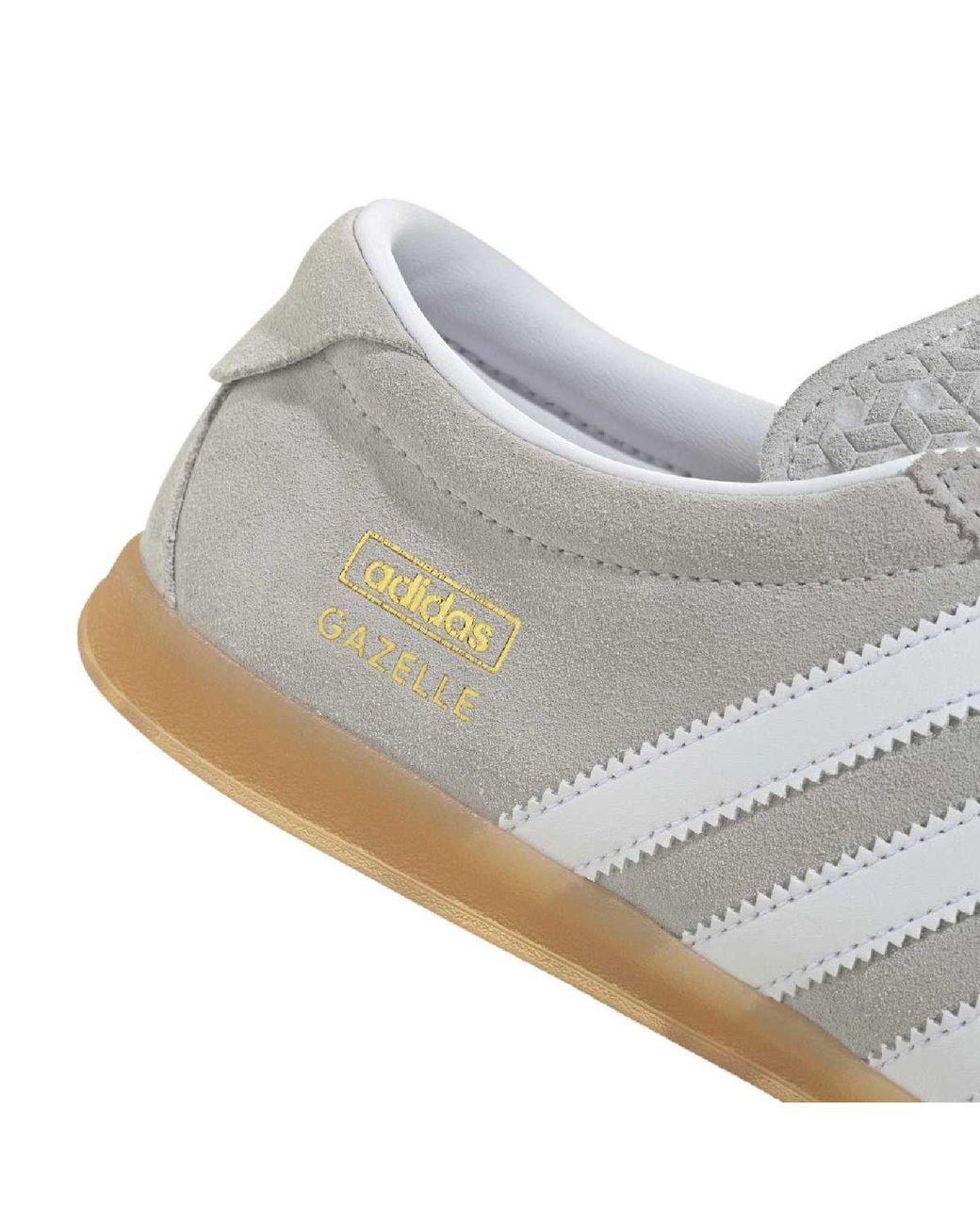 Adidas Originals Gray Gazelle Lo Pro Trainers