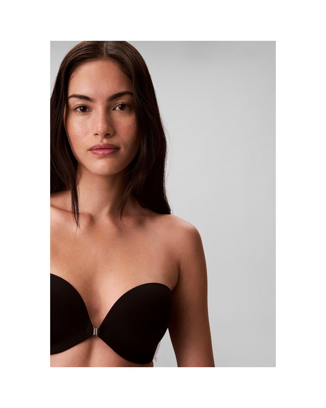Calvin Klein Blue Non Wired Strapless Bra