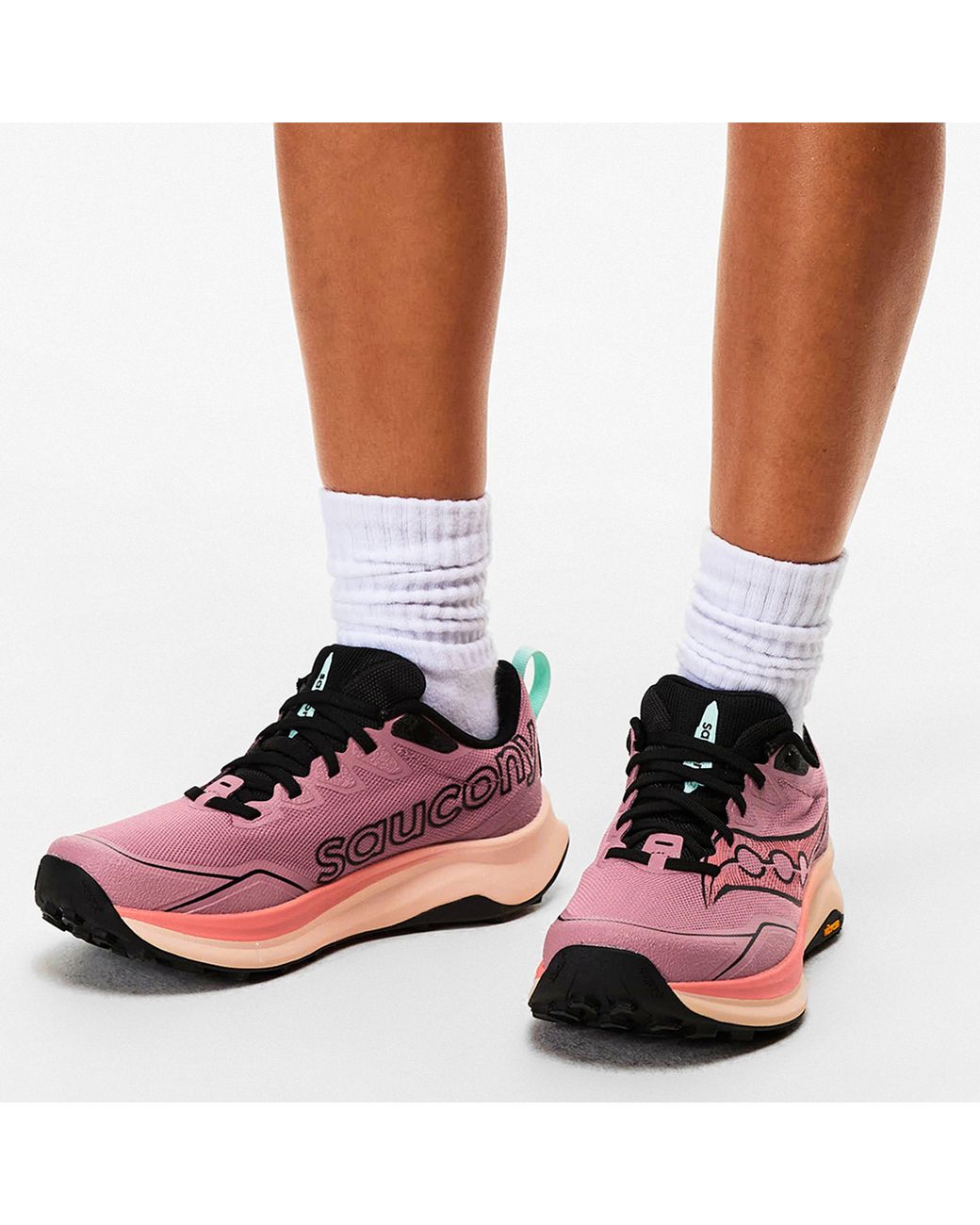 Saucony Pink Peregrine 16 Off-Road Trail Running Shoes