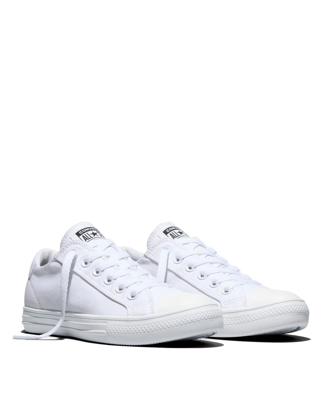 Converse White Canvas Trainers for men