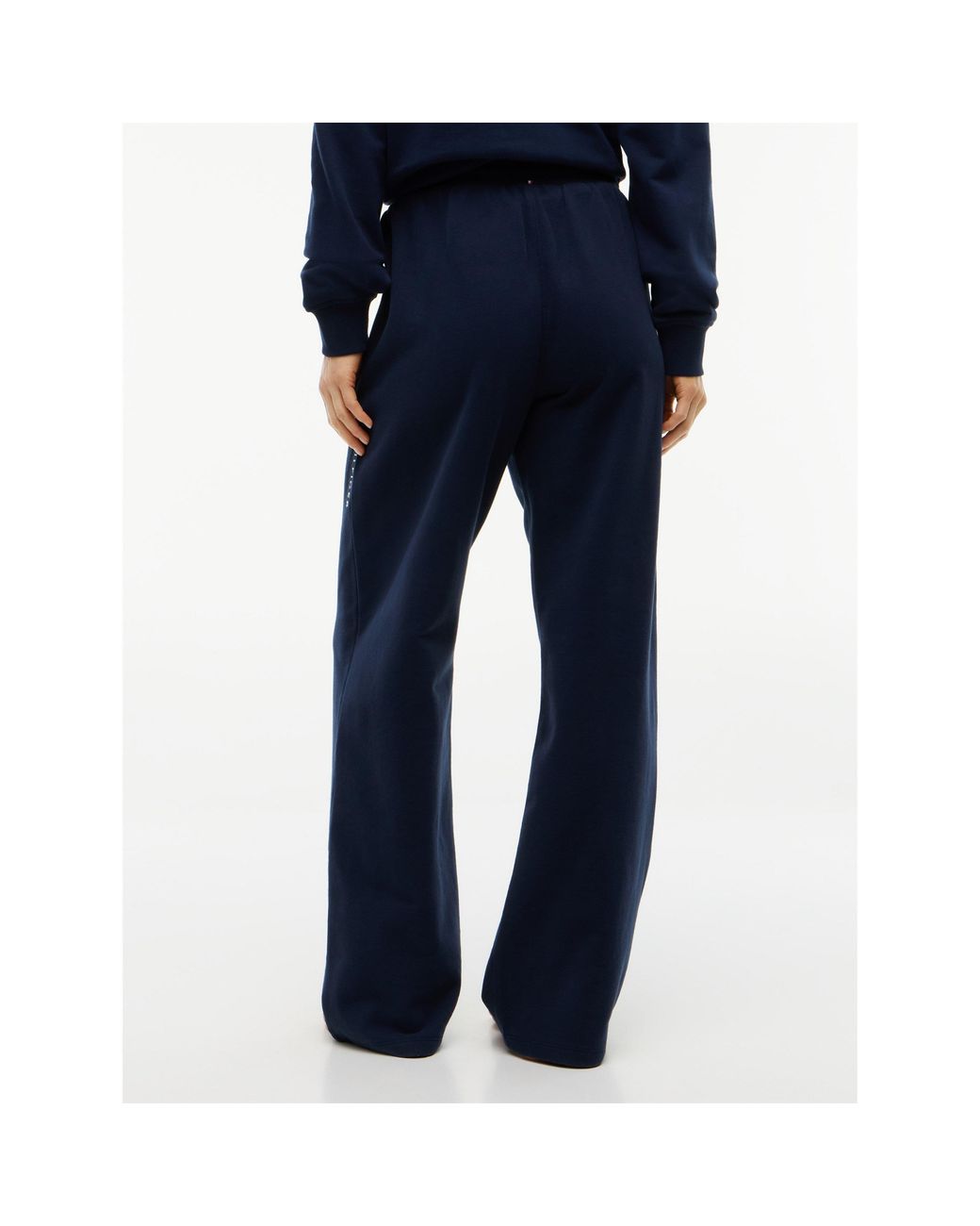 Tommy Hilfiger Blue Open-Hem Full-Length Joggers