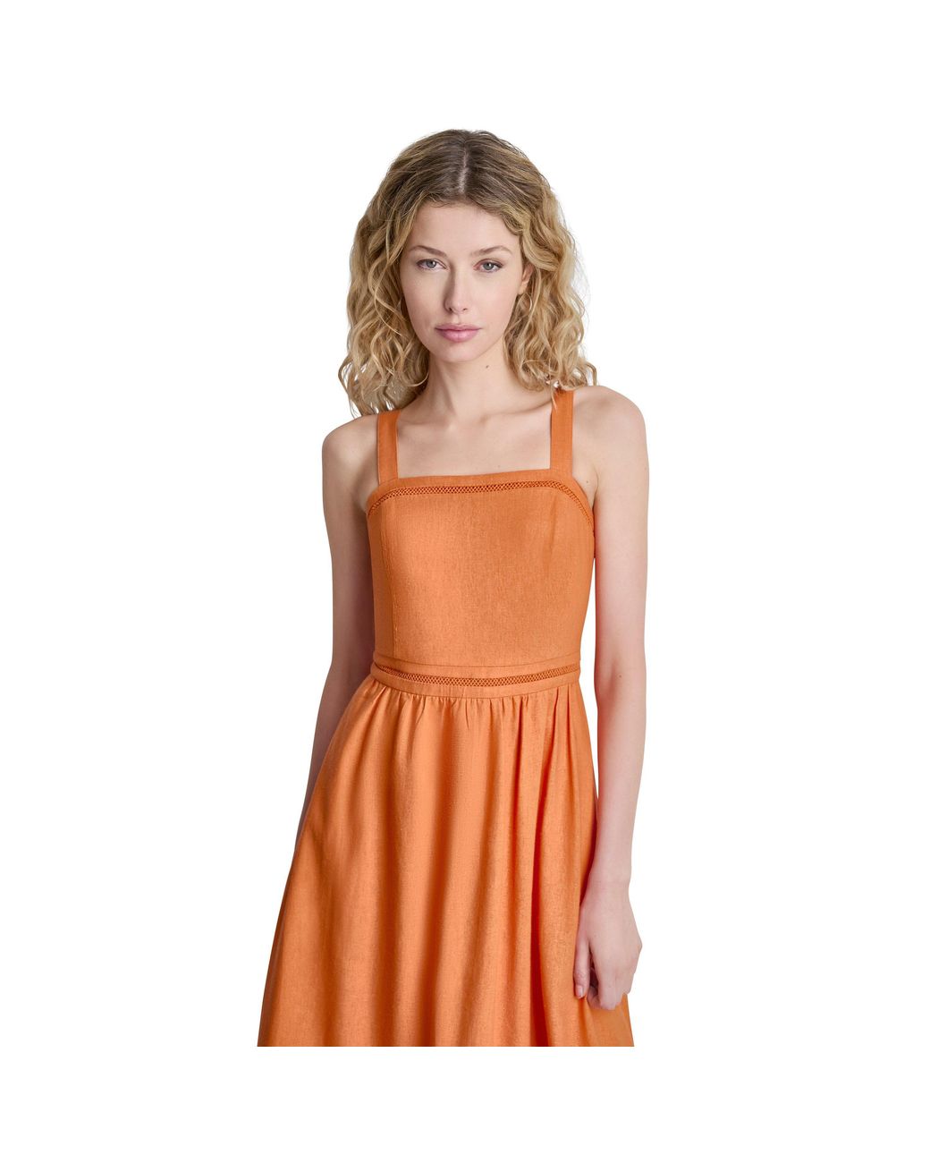 DKNY Orange Swing Dress