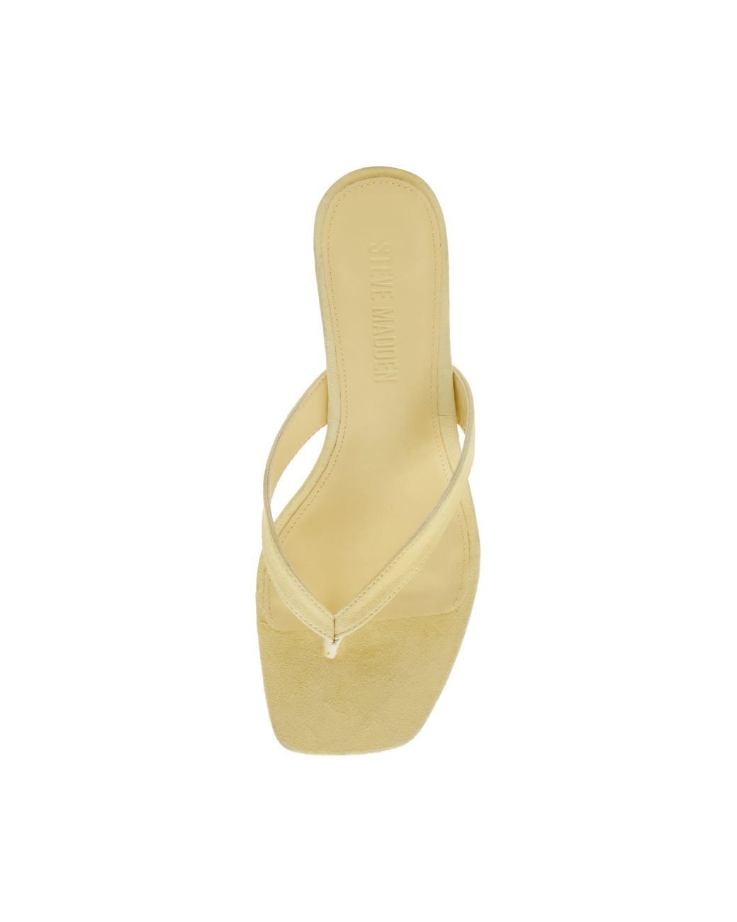 Steve Madden Natural Flip Flops
