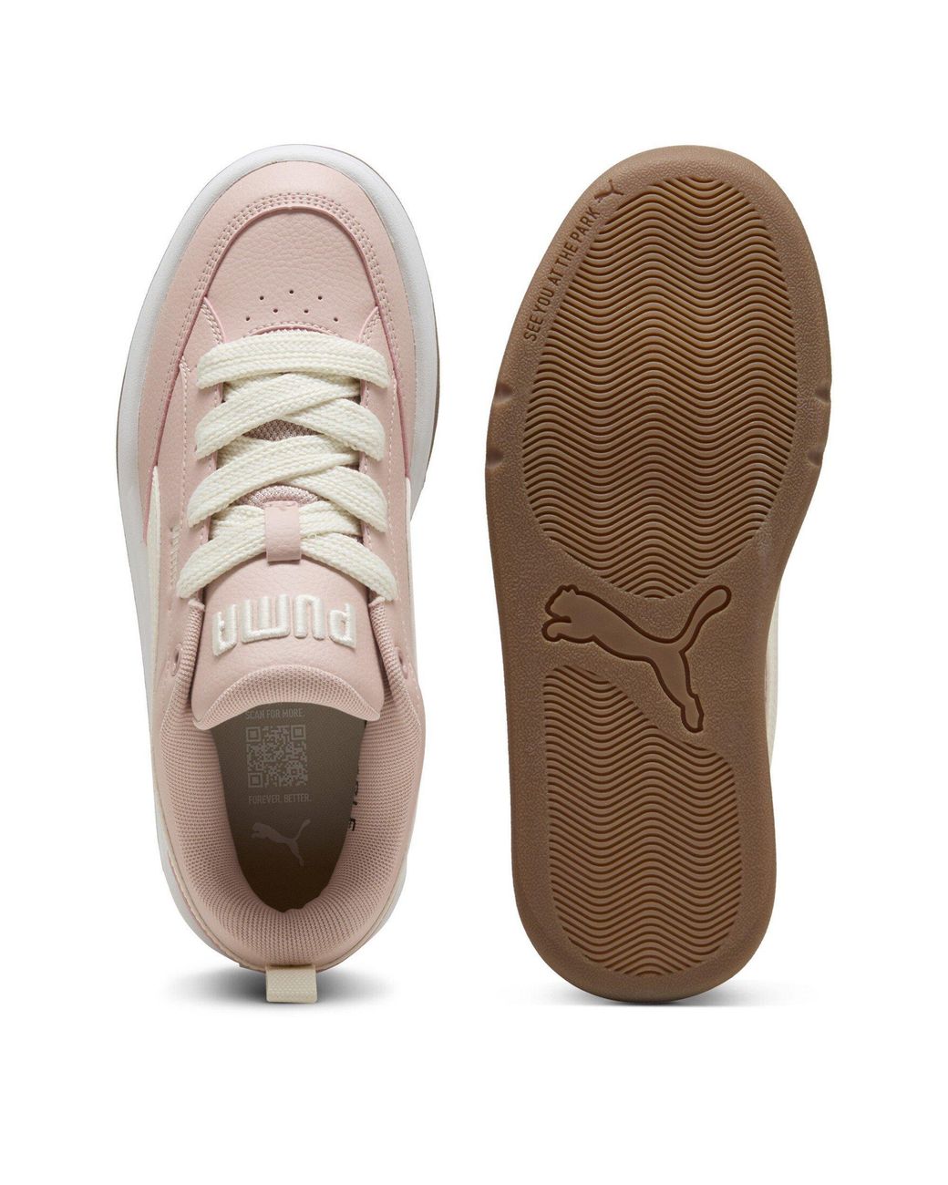 PUMA Pink Park Lifestyle Low Top Trainers for men