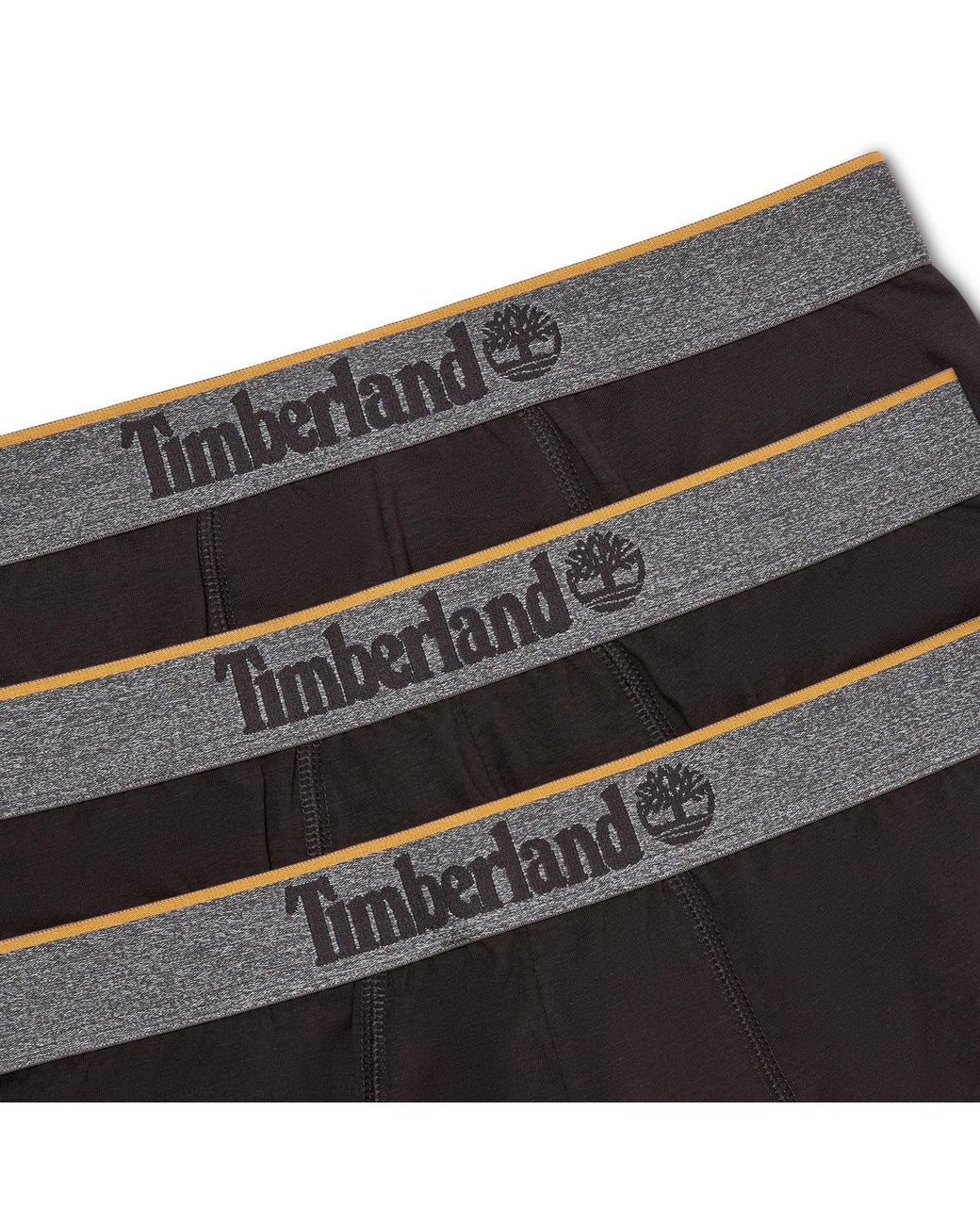 Timberland Black 3 Pack Trunks for men