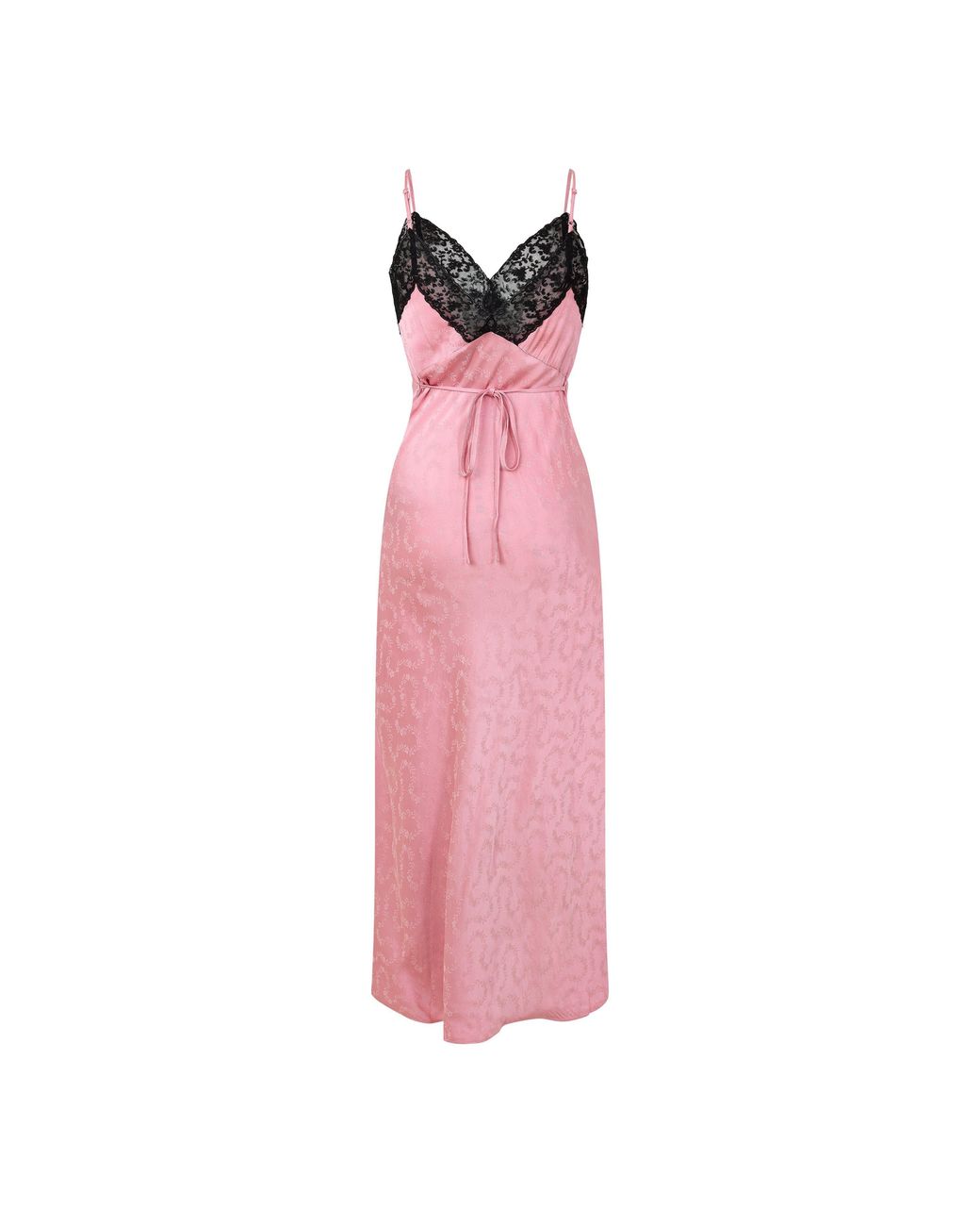 Rixo Pink Alberta Long Maxi Dress