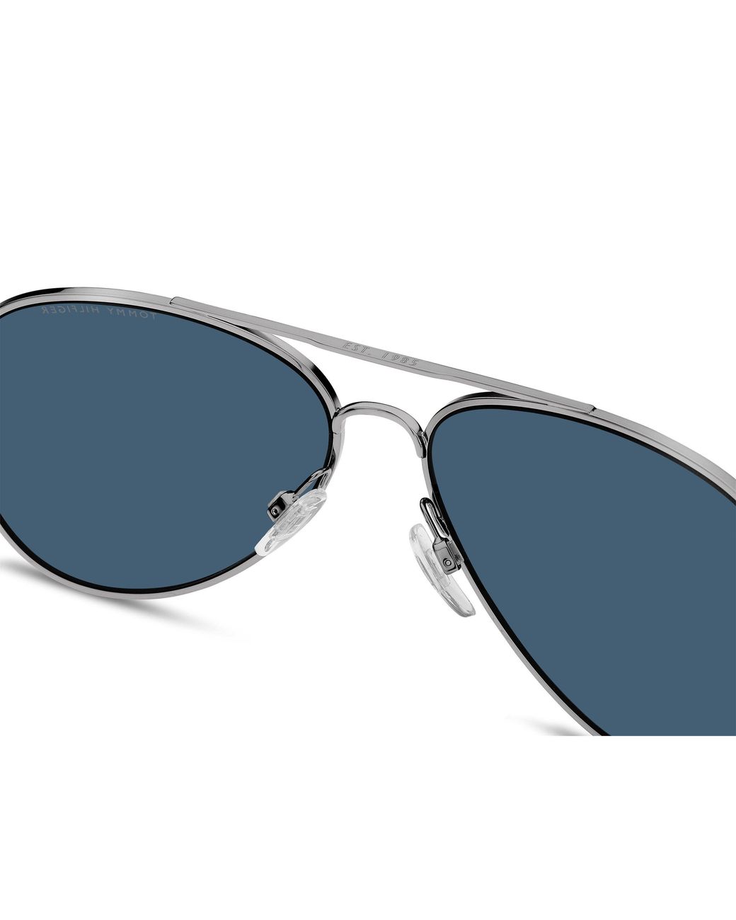 Tommy Hilfiger Blue Pilot Aviator Sunglasses for men