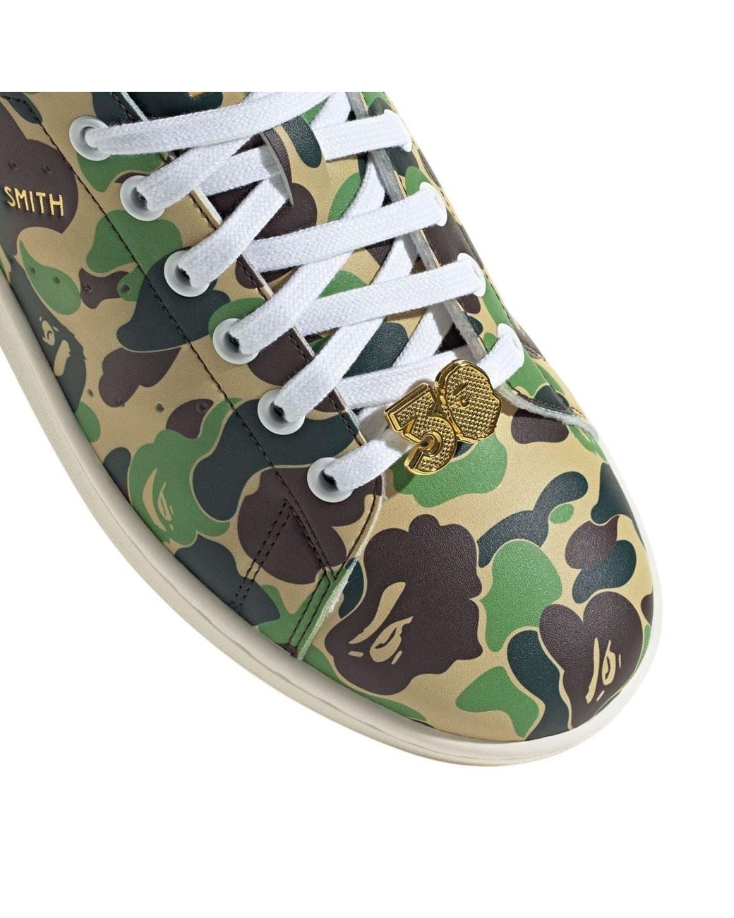 Adidas Green Bape Stan Smith Shoes for men