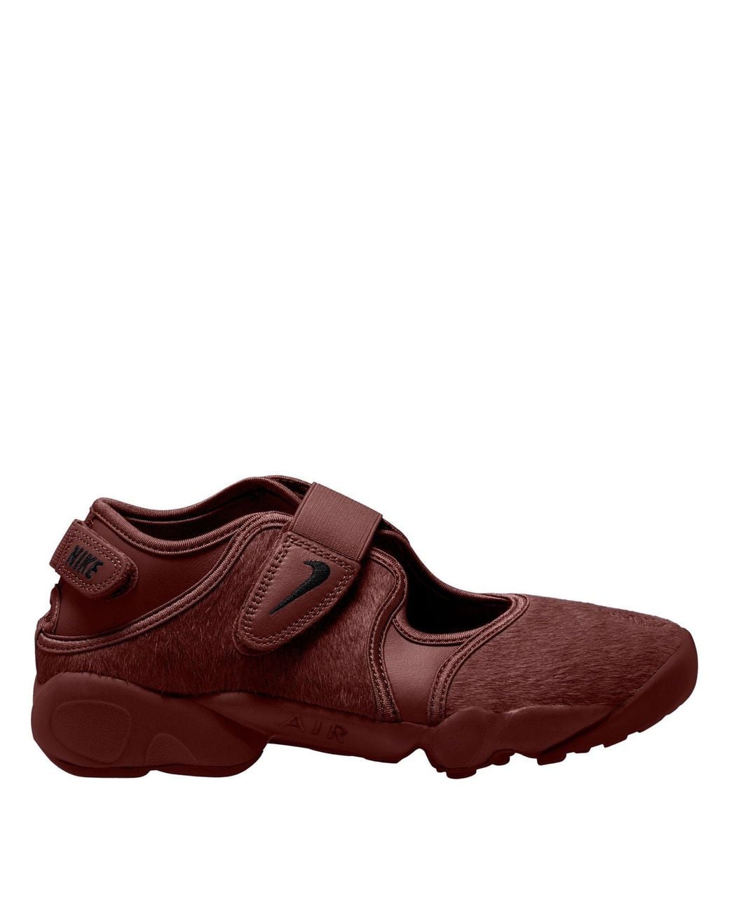 Nike Red Air Rift Leather Low-Top Trainers