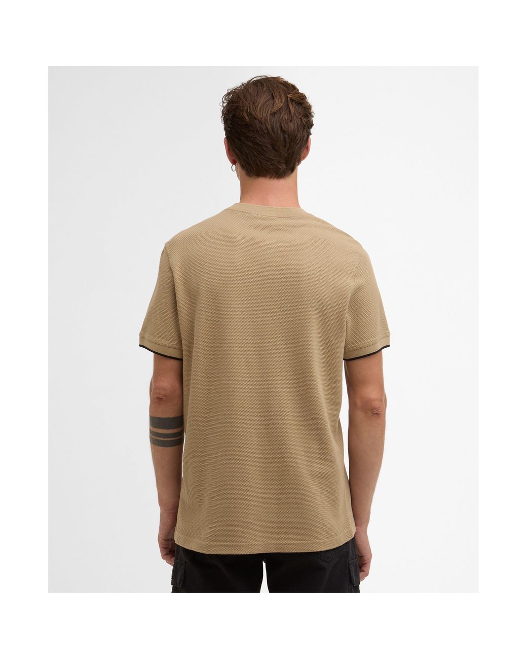Barbour Natural Eamon Pique T-Shirt for men