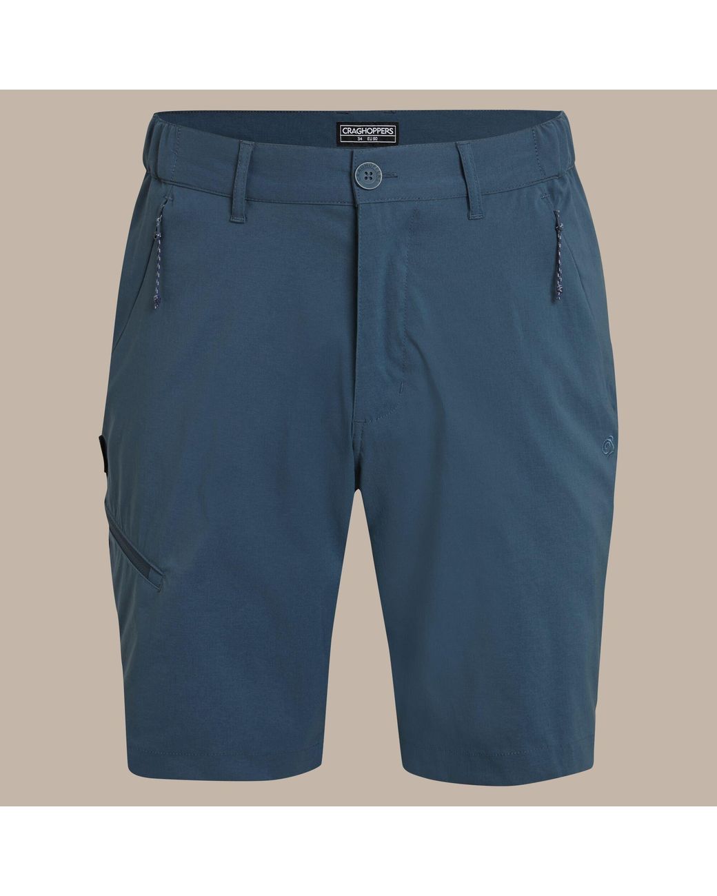Craghoppers Blue Kiwi Pro Iii Water-Repellent Travel Shorts for men