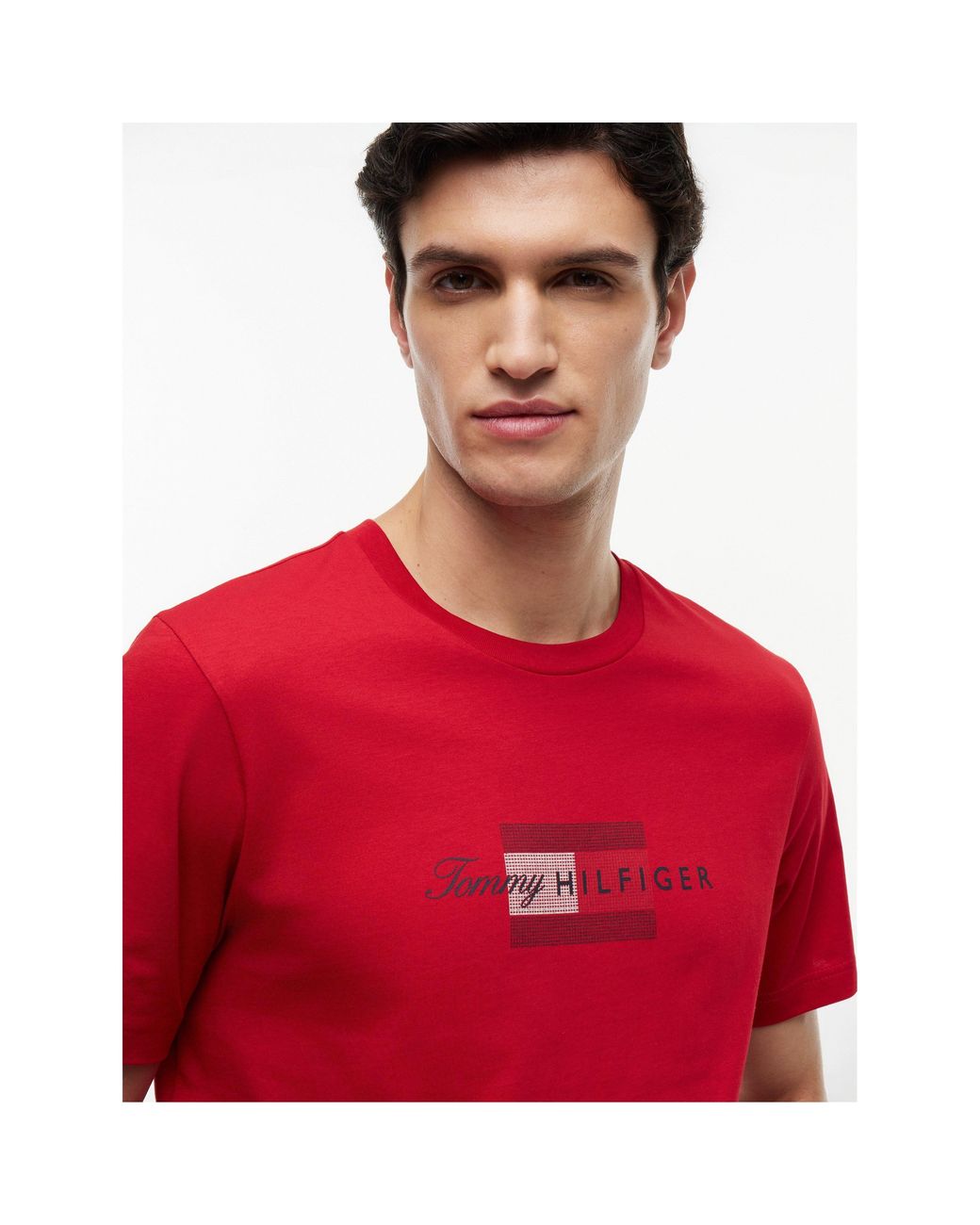 Tommy Hilfiger Red T-Shirt for men