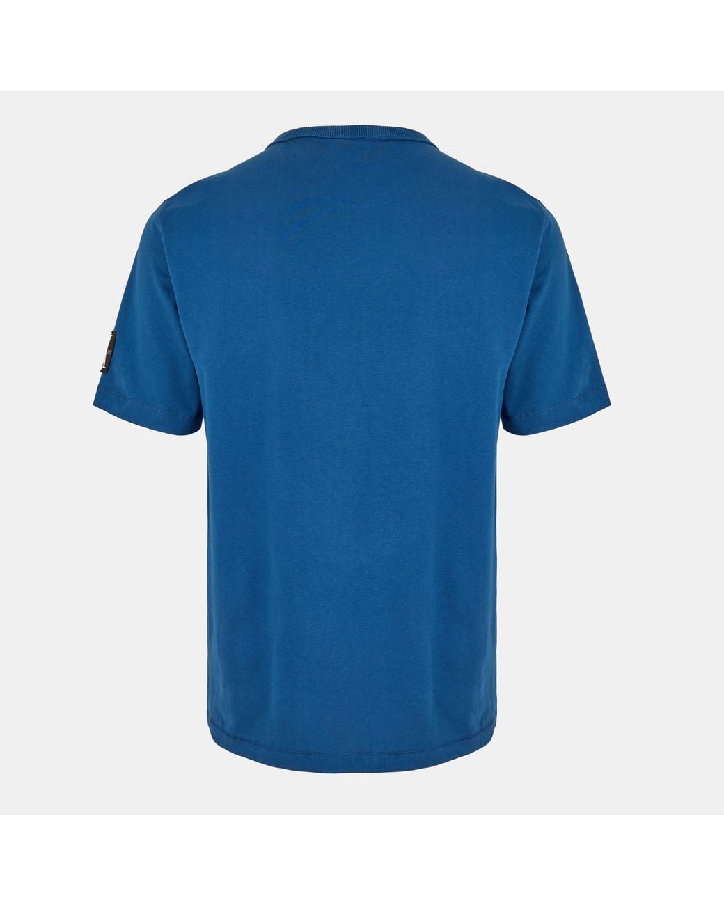 Calvin Klein Blue Monogram Badge T-Shirt for men