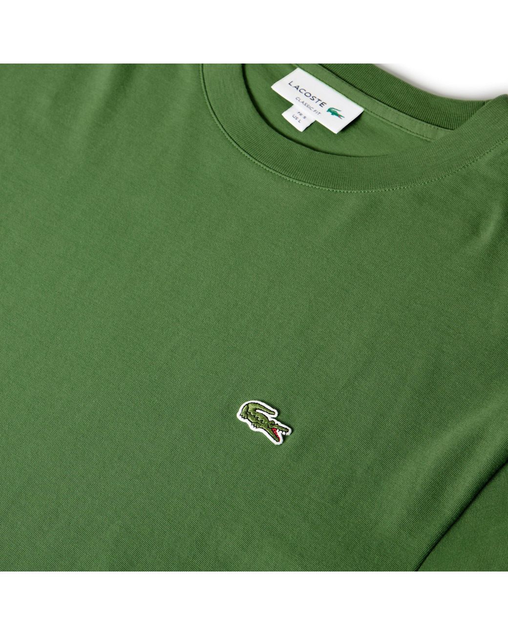 Lacoste Green Regular Fit Small Logo T-Shirt for men