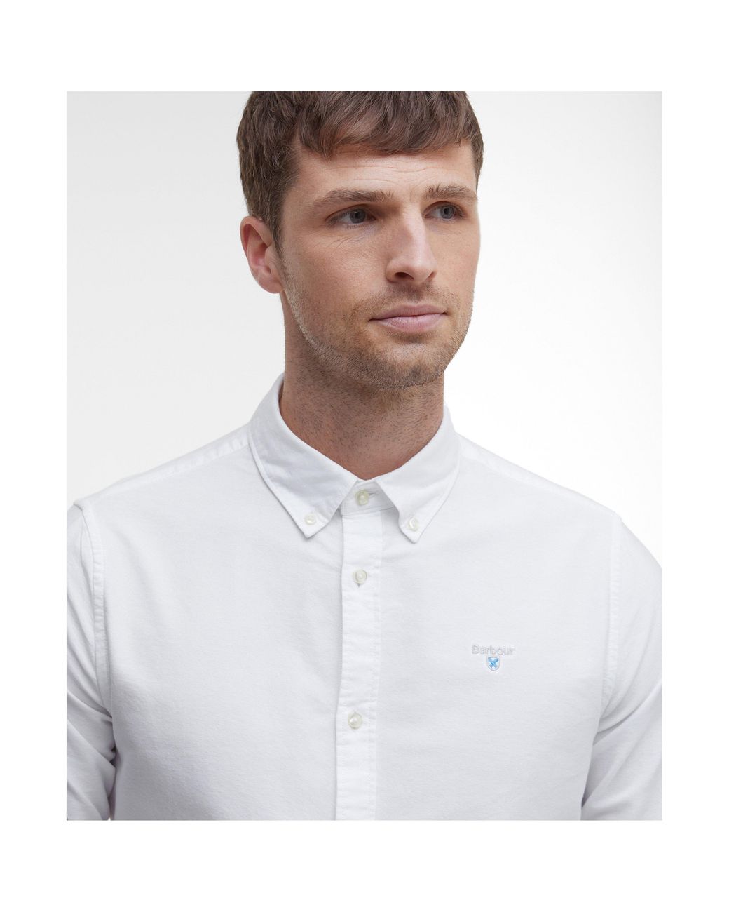 Barbour White Oxford Shirt for men