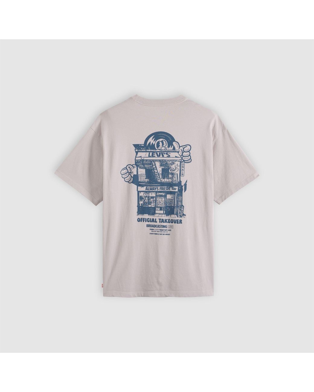 Levi's Multicolor Music City Cotton Short-Sleeve Graphic Relaxed-Fit T-Shirt for men