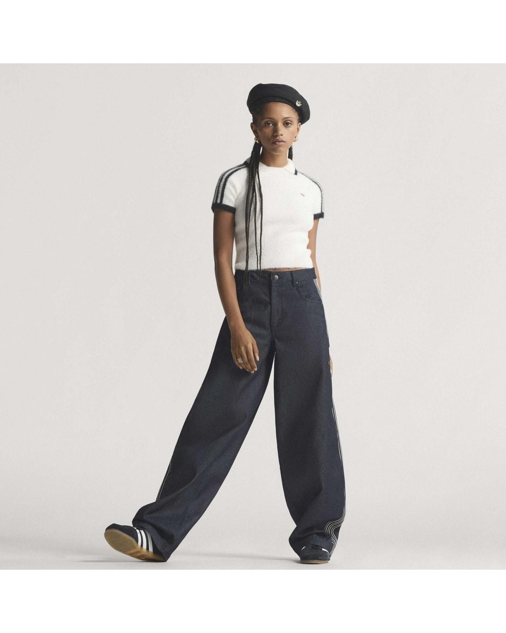 Adidas Originals White Short Sleeve Polo Shirt