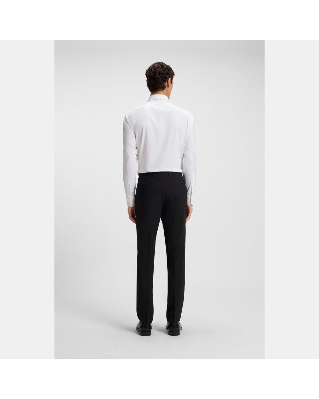 Boss Blue H-Genius-Mm-224 Slim-Fit Trousers for men