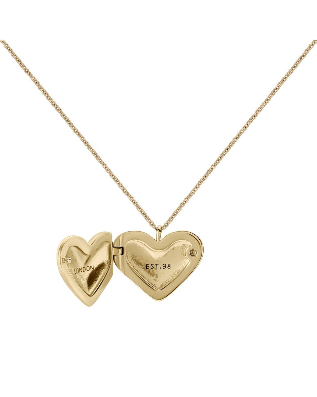 Radley Metallic 18Ct Plated Heart Necklace