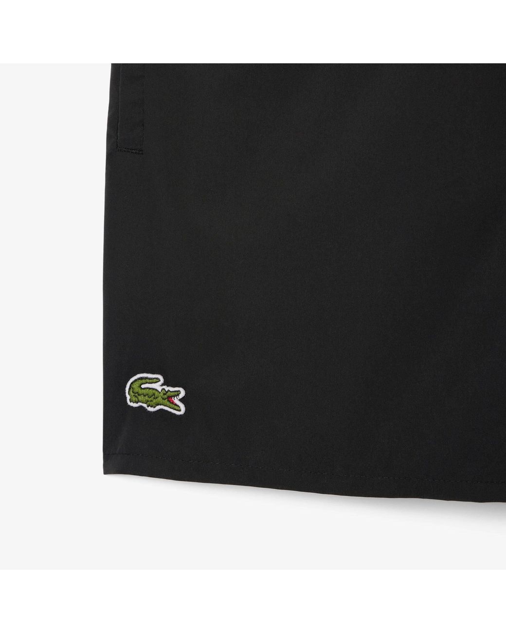 Lacoste Black Taff Swim Shorts for men