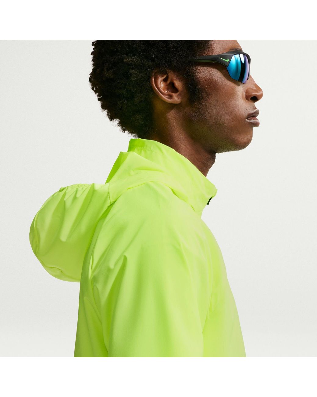 Nike Green Miler Repel Running Jacket for men